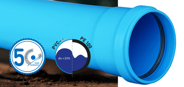 Rury TOM® PVC-O Klasy 500