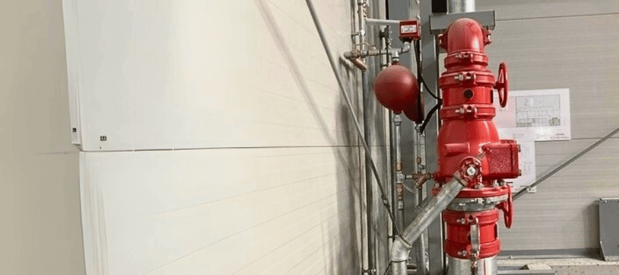 armatura tryskaczowa instalacji przeciwpożarowej 